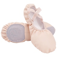 New girls women ballet dance shoes kids leather dance shoes soft shoes