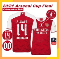 Arsenal Jersey Cup Final Celebration Shirt 20-21 Grade: AAA Size S-XXXL Men Football Jersey Arsenal Soccer Jersey