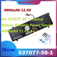 For 537077-3S-1 Laptop Battery Reliable Power Source  4900mAh 11.4V