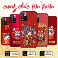 Redmi Note 11 pro 5g Case CHINA Version, Redmi Note 11 pro plus With Tet Gap Photo Printed Lucky Fortune 2024