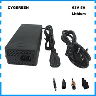【Trusted】 63v 5a Electric Bike Li Ion Fast Charger 55v 55.5v 3a Ebike Scooter Lithium Smart Charger With Fan