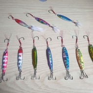 Metal Fishing Lure Jig Lure 7g 10g 15g 20g 25g 30g 60g 3D Lure Genuine Multi-Colored Lure