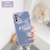 Softcase Glass Kaca Ungu/Lilac Oppo A16/A16s Terbaru - [GL106] - Case Oppo A16/A16s - Casing Hp Oppo A16/A16s - Case hp Oppo A16/A16s - Case handphone Oppo A16/A16s - Casing handphone - Kesing HP Oppo A16/A16s - Softcase HP- Silicon hp - Bayar di tempat