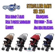 BARANG TERLARIS!! STROLLER SPACE BABY REVERSIBLE STIR 2 ARAH SB 6212