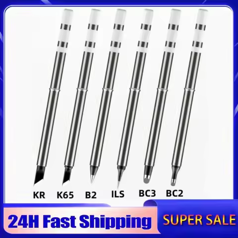 FNIRSI HS-01 Soldering Iron Tip HS01-BC2 B2 ILS KR K65 BC3 Internal Heating Type Lead Free Soldering