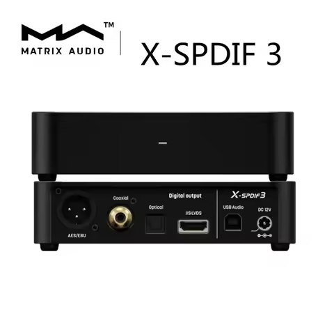 Matrix X-SPDIF 3 USB Digital Audio Interface 768kHz 32Bit DSD512 IIS-LVDS Coaxial Optical AES EUB X-