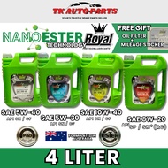 Royal Nano Ester Technology Semi/Fully Synthetic Racing Oil SAE 10W-40/5W-40/5W-30 API SN/CF 4L