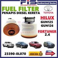 FIS Fuel Filter Toyota Hilux Revo GUN125 GUN126 Fortuner 2.4 23390-0L070 Penapis Diesel Lori Lorry K
