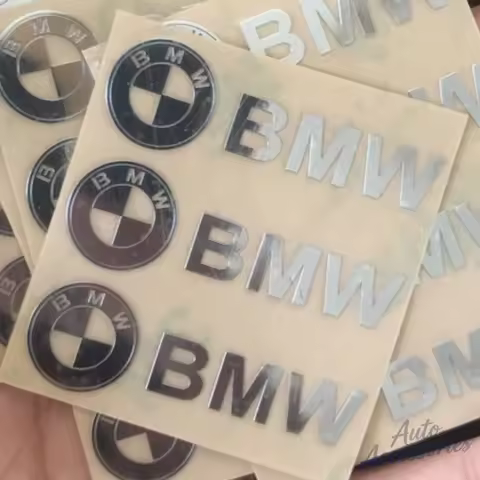 Car metal creative sticker Waterproof Dirt-proof Sticker Accessories For BMW F25 F26 F10 G01 F20 F48