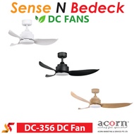 DC-356 Acorn DC Fan | Tri-color Light | Remote Control | 2 Years Warranty