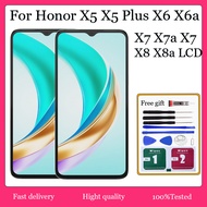 Original LCD For Huawei Honor X5 Plus X5 X6 X6a X6b X7 X7a X7b X8 4G 5G X8a X9 5G LCD Display Touch 
