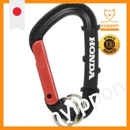 Honda Carabiner Key Holder 0SYTN-39D-RF Red F Size / Honda Carabiner Key Holder 0SYTN-39D-KF Black F