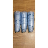 Calypso Crystal Cups Transparent Disposable Plastic Cups 16 oz/12 oz/10 oz