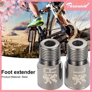 [paranoid.sg] 2Pcs Bike Pedal Extender Light Weight Bike Foot Pedal Extenders for Road Bicycle