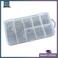 COLD 75Pcs 8 Sizes Fishing Rod Guide Line Kit Straight Single Foot Rings Repair Eyes