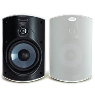 Atrium 4 Outdoor Speakers with Powerful Bass (Pair, White), All-Weather Durability, Broad Sound Cove