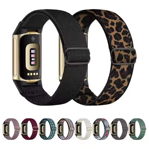 New Soft Nylon Strap for Fitbit Charge 6/5 Braided Bracelet Correa for Fitbit Charge 5 6 Gift Giving