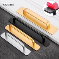 GAOXI75BK Cabinet Pulls Aluminum Toilet Window Sliding Self-adhesive Furniture Hardware