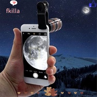 FKILLA1 Camera Lens Kit 0.67X 3 in 1 Zoom Phone Lens Fish Eye for Smart Phone