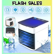 **READY STOCK**New USB Portable Air Cooler Purifier Air Conditioner Aircond Mini Aircooler Fan Arctic Air Table Fan MINI