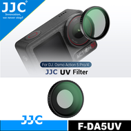 JJC Bộ lọc UV cho DJI OSMO Action 5 Pro & ACTION 4 với vòng Nắp đậy ống kính và vòng bảo vệ ống kính