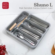 HOMU SHUNO L DRAWER CUTLERY ORGANIZER UTENSILS STORAGE CUTLERY SPATULA CUTLERY