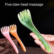 Five-Claw Head Massage Comb SPA Relaxation Massager Durable Resin Scalp Scraping Stick Body Neck Leg
