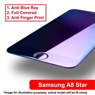 Samsung A8 Star Anti Blue Ray Clear Full Covered Tempered Glass Screen Protector [Anti Blue Ray][Ant