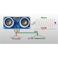 ULTRASONIC Sensor HCSR 04 HC-SR04 SR04 ULTRASONIC DISTANCE MEASURING TRANSDUCER SENSOR