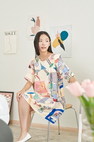 Nava Dress /Slot machine Butter#064002