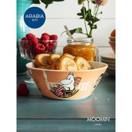 芬蘭Arabia姆明Moomin陶瓷碗15cm兒童飯碗動漫卡通水果酸奶碗餐具