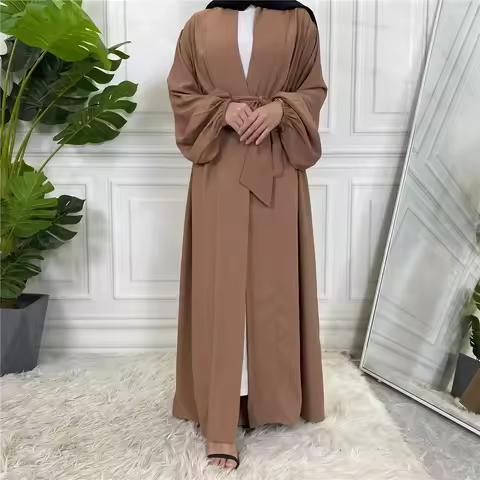 Abaya Kimono Kaftan Dubai Islam Muslim Hijab Dress Open Abayas Caftan Marocain Qatar Oman Turkey Clo