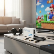 Wii to HDMI Converter with Audio 1080P Full HD and 3.5mm Stereo Headset Output for TV Monitor Projec