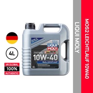 LIQUI MOLY MOS2 LEICHTLAUF 10W40 SEMI SYNTHETIC CAR ENGINE OIL 6948 GERMANY 4L