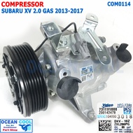คอมเพรสเซอร์ ซูบารุ เอ็กซ์วี 2013 -2017 วาริโอ้ แท้ COM0114 สายพาน 6PK Compressor  For Subaru XV Valeo 73111FJ000 คอมแอร์รถยนต์ คอมแอร์ คอมเพลสเซอร์ เอ็กวี