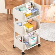 Baby Products Storage Rack Trolley Floor Multi-Layer Newborn Bedroom Bedside Mobile Snack Storage Storage Rack