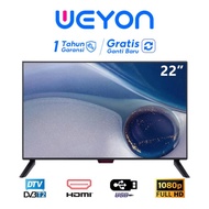 Weyon Digital TV Weyon TV Digital 22 Inch 22inch TV LED FHD ORIGINAL