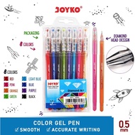 Joyko Gel Pen 8 Colors GPC 309S Diamond Art (1 set)