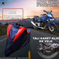 MERAH BAJAJ PULSAR MOTOR Motorcycle Cover Black RED Body Cover Bajaj PREMIUM Motorcycle Protective C