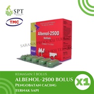 ALBENOL 2500 1 BOLUS OBAT CACING TERNAK SAPI