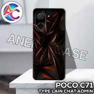 AC32/Case poco C71/ ABSTRACT Motif poco C71/casing poco C71 Silicone poco C71
