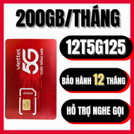 (TRỌN GÓI 1 NĂM) Sim 4G 5G Viettel Miễn Phí Truy Cập MXH Xem YTB Không Giới Hạn Nghe Gọi Nội Mạng Ng