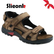 New Arrival Plus Size 38-48 Men Beach Sandals Summer Casual Shoes Breathable Outdoor Fashion Genuine