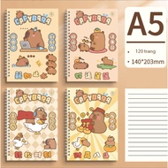 XO Ready-made capybara spring notebook SLXS1a A5 B5 A7 140x20,3 cm 120 pages 60 sheets