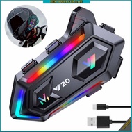 Y20 Light Bluetooth Helmet Earphones Motorcycle Handsfree Helmet Headset Bluetooth 5.3 Wireless Moto