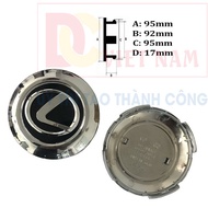Lexus LX470 car wheel cover Logo, diameter 9.5, base 9.4cm, height 2.5cm