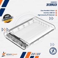 Orico 3139U3 Transparent - 3.5" SATA To USB 3.0 Enclosure Hard Disk