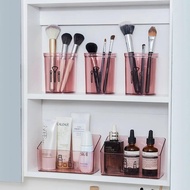 1PC Mirror Cabinet Storage Box Cosmetics Bathroom Lipstick Skincare Products Bathroom Tabletop Storage Shelf