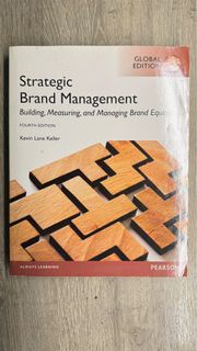 策略品牌管理 Strategic brand management 第四版