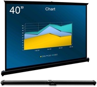 P1-SN40 40 inch Portable Projection Screen for Mini/Professional LED/LCD/DLP Projector Self Standing